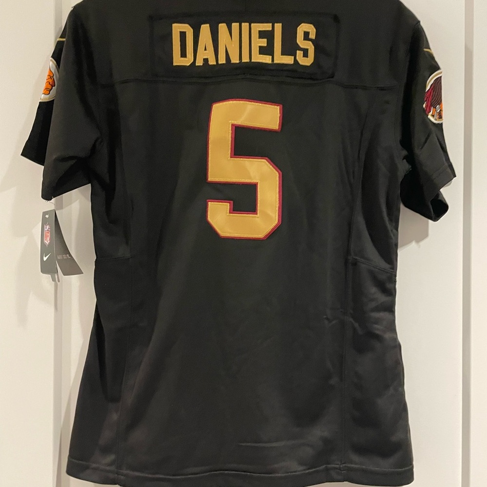 NWT JAYDEN DANIELS WASHINGTON REDSKINS / COMMANDERS JERSEY WOMENS LARGE NFL NIKE - Picture 2 of 2